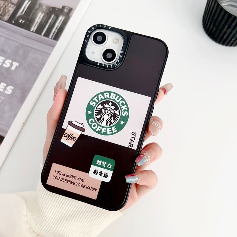 Starbucks Coffee Matte Black Case