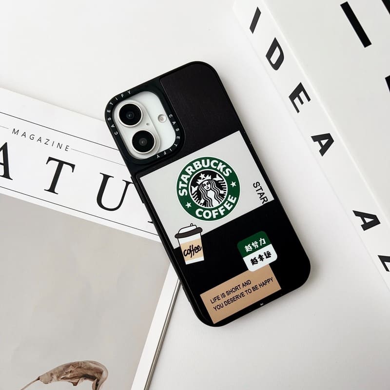 Starbucks Coffee Matte Black Case