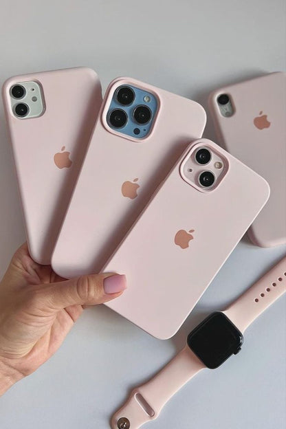 Solid Baby Pink Silicone Case