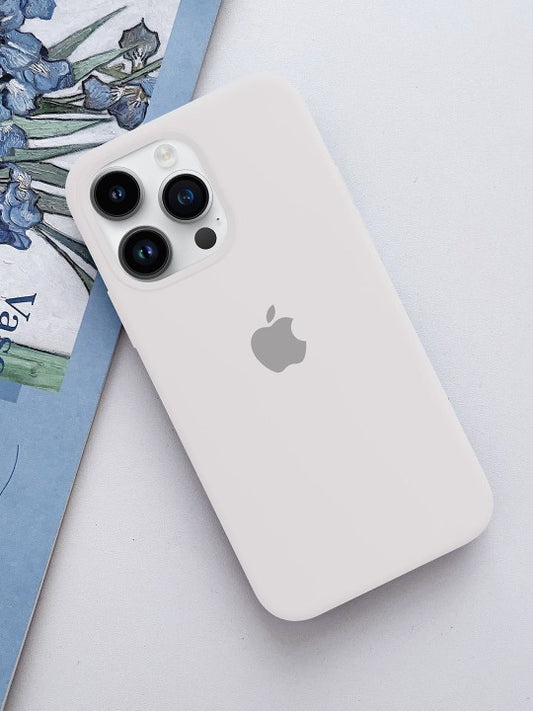 Solid White Silicone Case