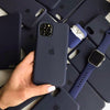 Solid Navy Blue Silicone Case