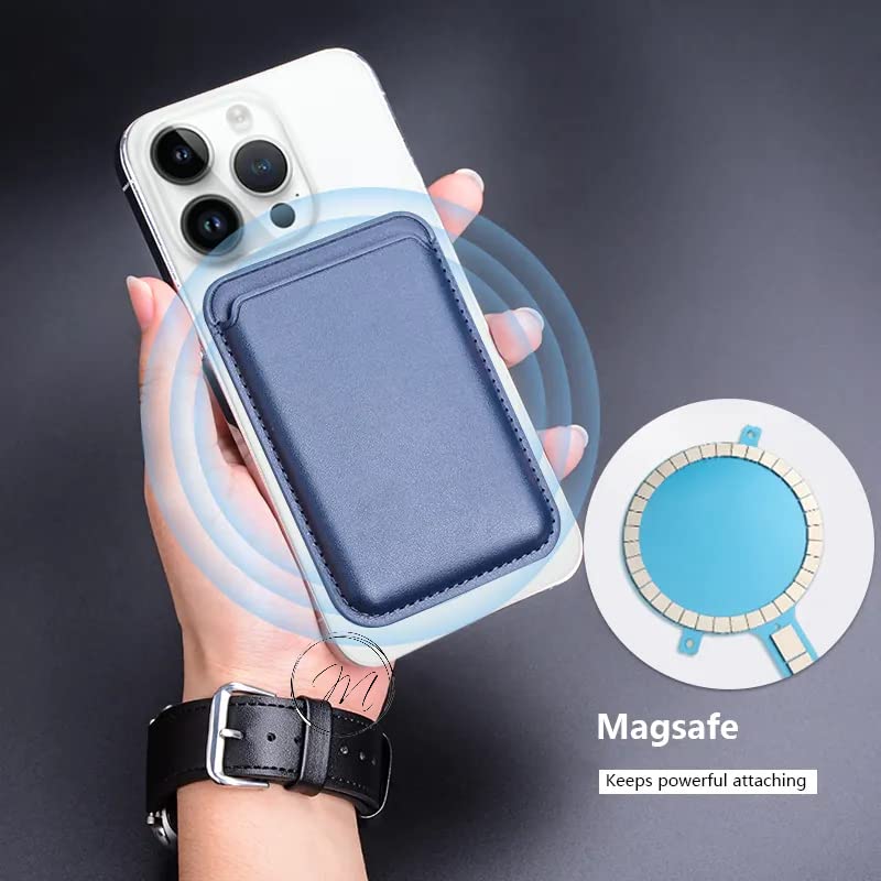 Magsafe Leather Wallet Magnetic Card Holder